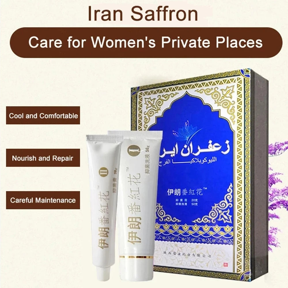 Iranian Saffron Intimate Care & Repair Cream – Soothing Vulva Massage Cream