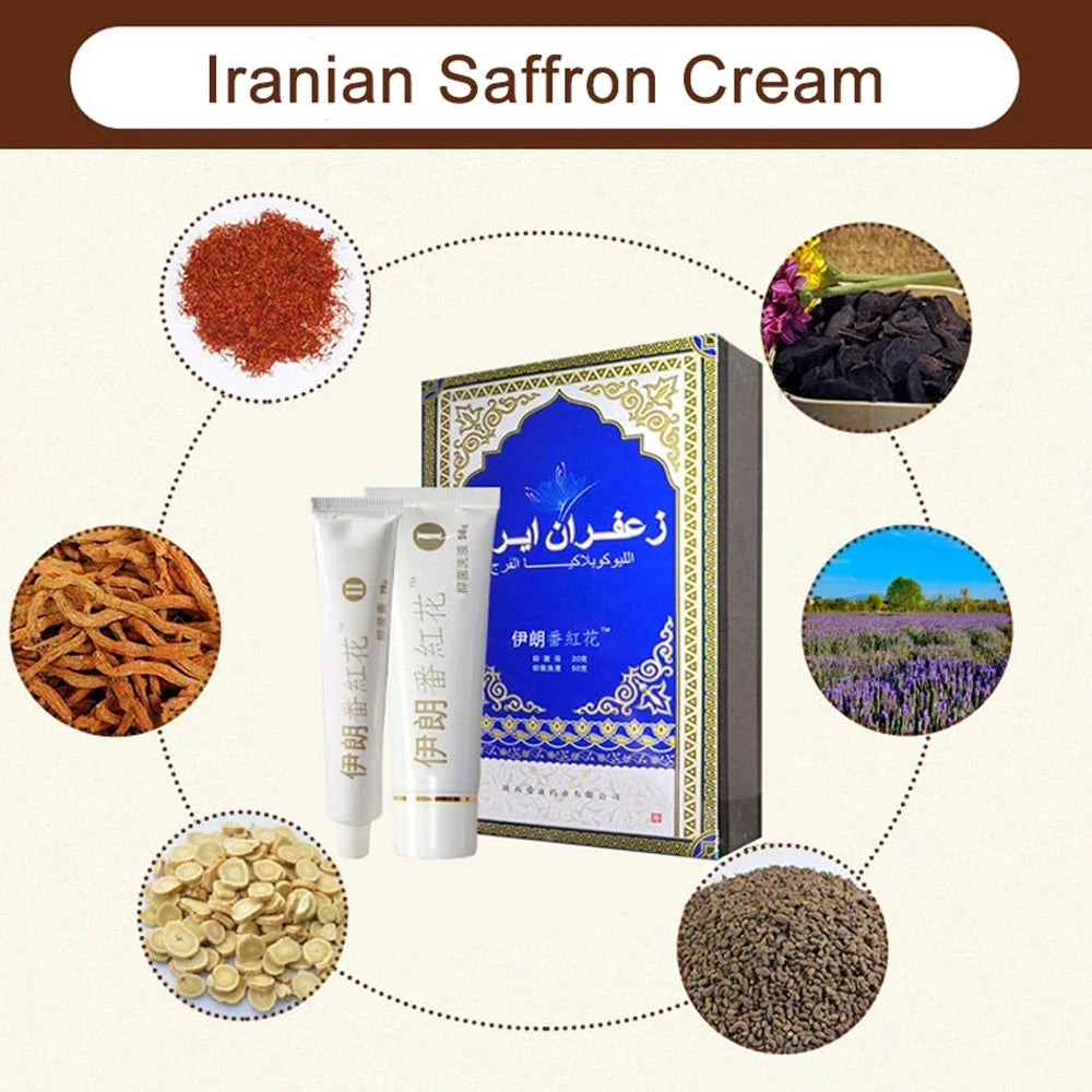 Iranian Saffron Intimate Care & Repair Cream – Soothing Vulva Massage Cream