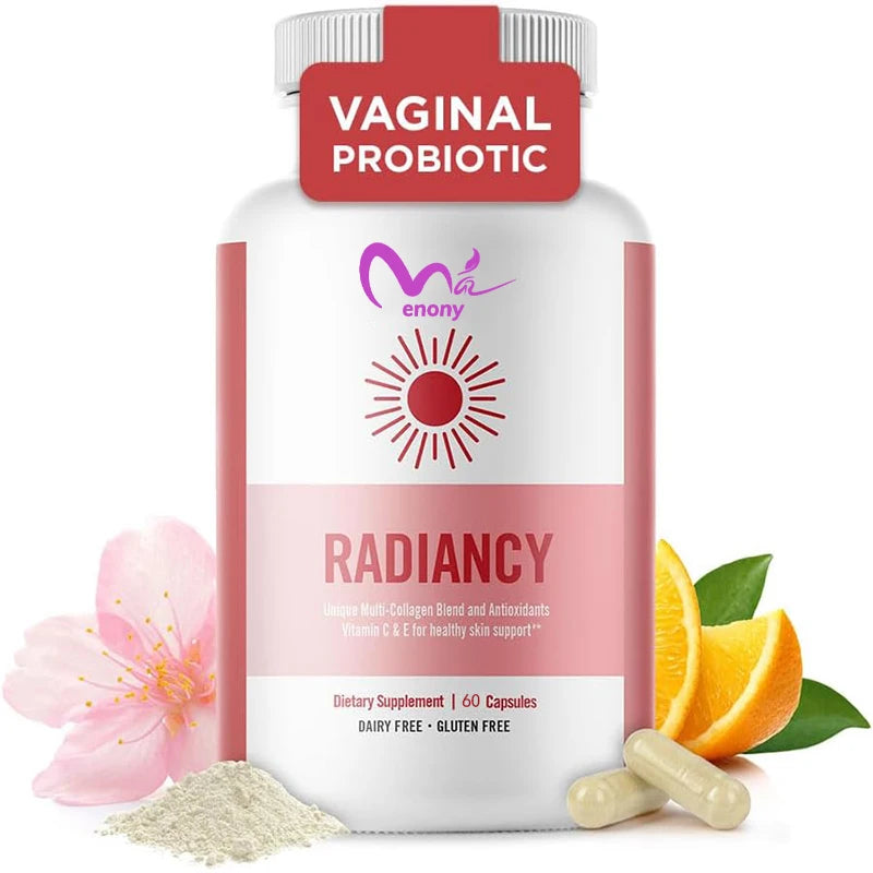 Women's Probiotic Capsules for Vaginal Health – pH Balance, Hyaluronic Acid & Vitamin C – 60 Capsules